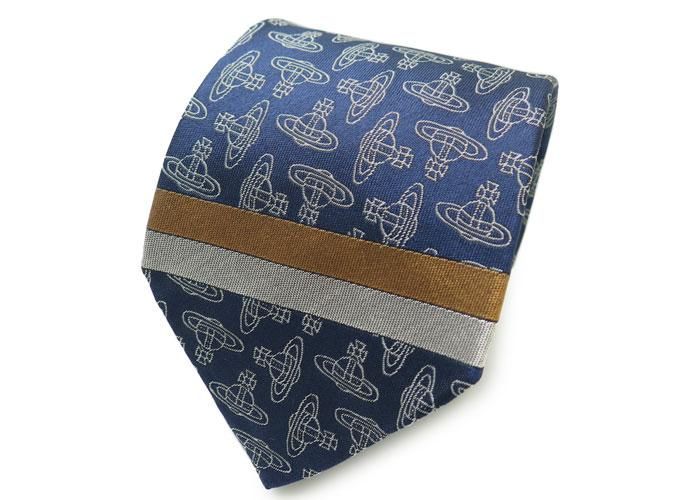 Vivienne Westwood ヴィヴィアン ・ウエストウッド ORB LINING JACQUARD NAVY BLUE SILK TIE オーブ ライニング ジャカード シルク ネクタイ(ダークネイビー) Vivienne Westwood ヴィヴィアン ・ウエストウッド ORB LINING JACQUARD NAVY BLUE SILK TIE オーブ ライニング ジャカード シルク ネクタイ(ダークネイビー)