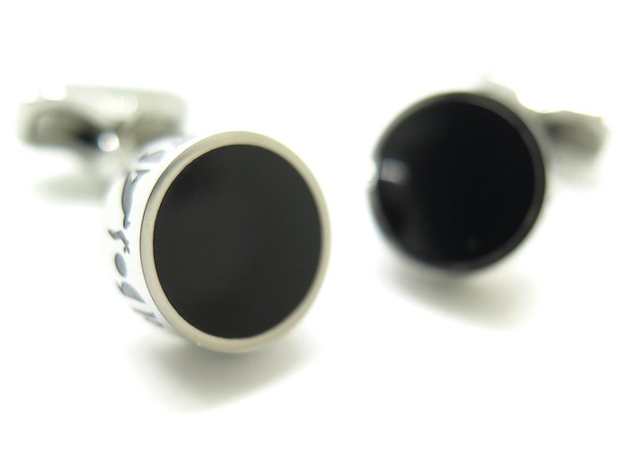 THOMPSON トンプソン TH HIEROGLYPH BLACK CUFFLINKS ヒエログリフ