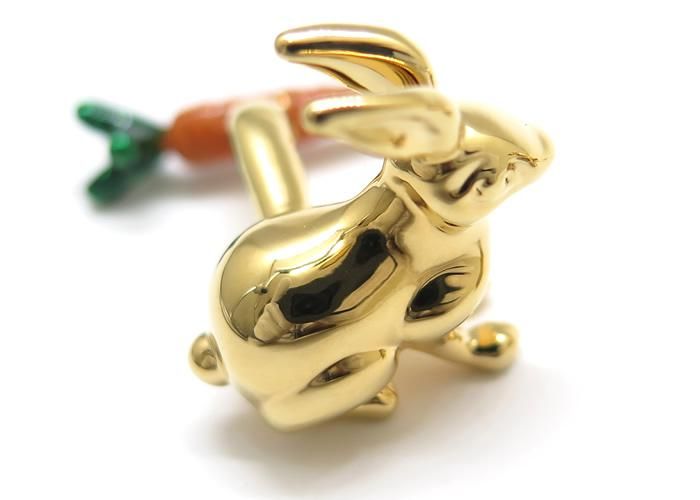 Babette Wasserman バベットワッサーマン RABBIT & CARROT YELLOW GOLD