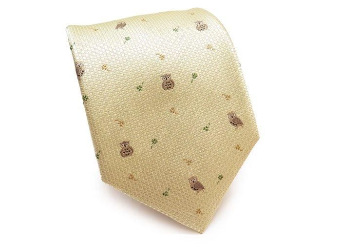 SAINT LAURENT ゴールドジャガードネクタイ SAINT LAURENT ゴールドジャガードネクタイ SAINT LAURENT