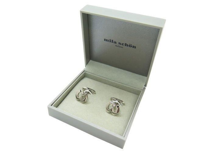 mila schon ミラ・ショーン M MARK ICON CUFFLINKS Mマーク mila schon ミラ・ショーン M MARK ICON CUFFLINKS Mマーク