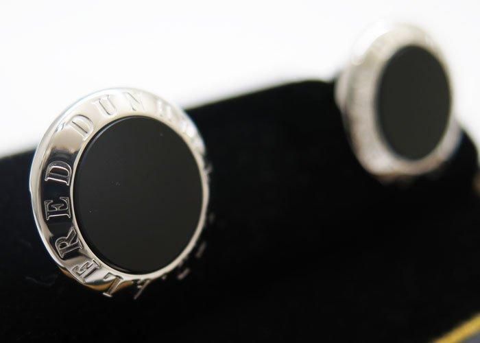 dunhill ダンヒル AD COIN ONYX SILVER CUFFLINKS ADコイン dunhill ダンヒル AD COIN ONYX SILVER CUFFLINKS ADコイン