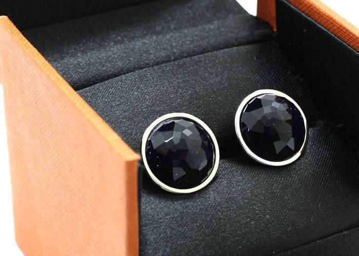 SIMON CARTER サイモンカーター RONDO BLUE GOLDSTONE CUFFLINKS