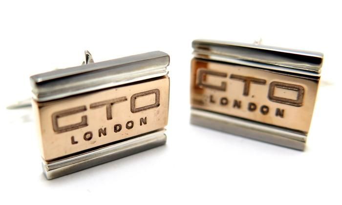 Gto London ジーティーオー ロンドン ロゴカフス リアルフェラーリメタル カフスボタン カフリンクス ブランド ワールドカフリンクス World Cufflinks ブランドカフスボタン ブレスレット等紳士小物通販店