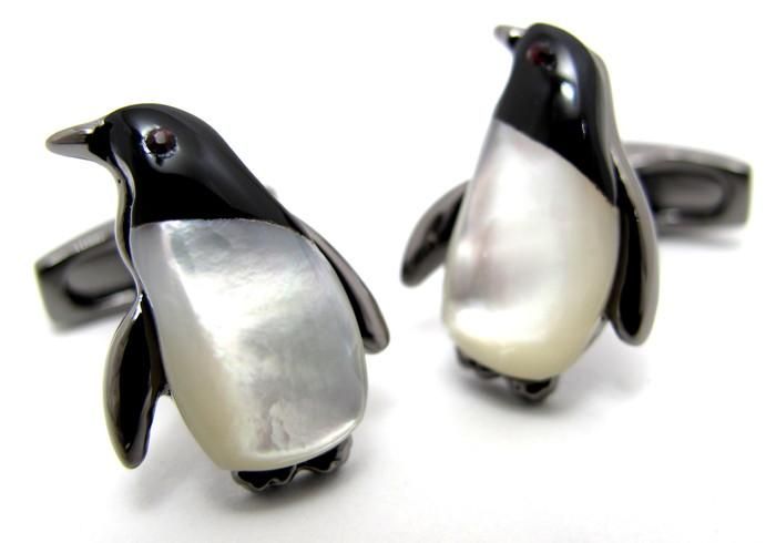 Simon Carter サイモンカーター ダーウィンペンギンカフス 白蝶貝 オニキス カフスボタン カフリンクス ブランド ワールドカフリンクス World Cufflinks ブランドカフスボタン ブレスレット等紳士小物通販店