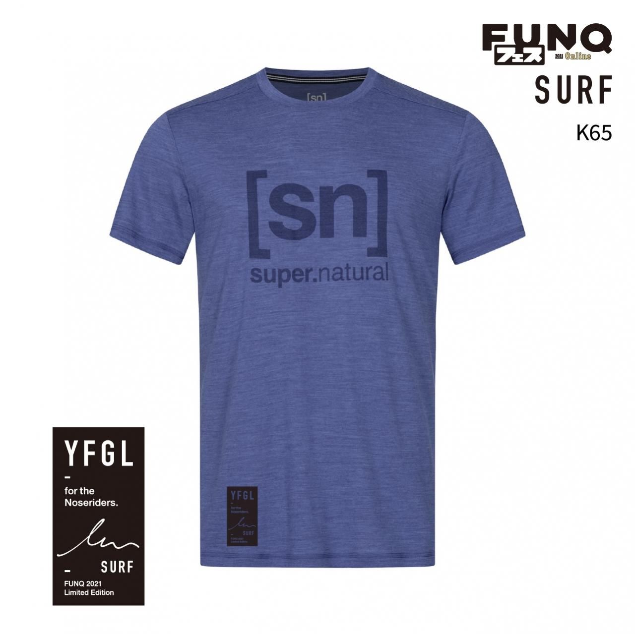 Sn Funq Fes Surf Funqフェス コラボtシャツ サーフィン メンズ スポーツウェア Sn Super Natural スポーツ アウトドア ヨガウェアのエスエヌ スーパーナチュラル 公式ecサイト