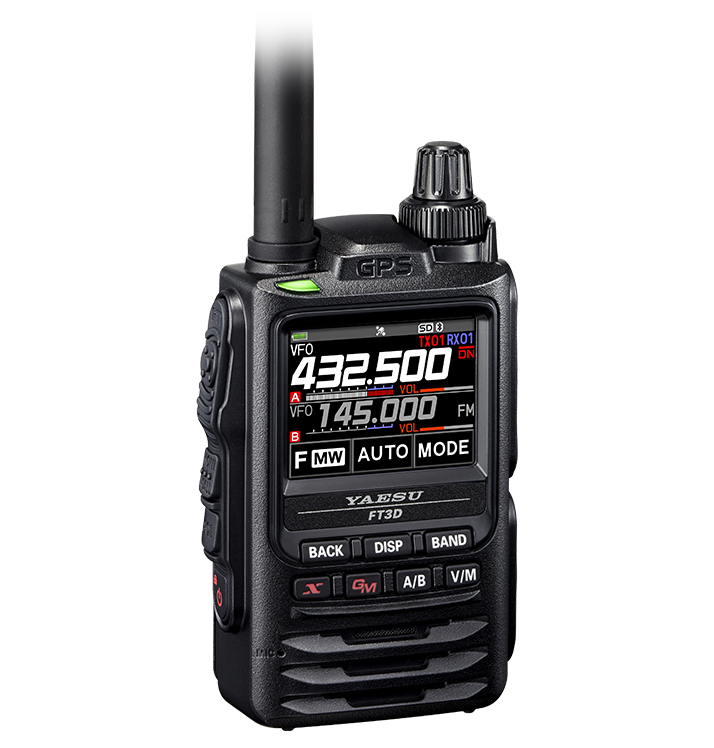 YAESU  FT3D、ケース、コメット MA721、SMA99付き