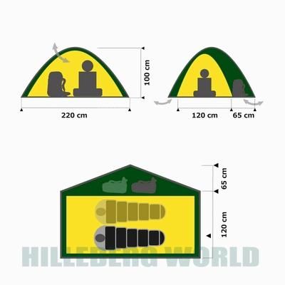 ニアック グリーン / NIAK Green / 3シーズン - 2人用 ニアック グリーン / NIAK Green / 3シーズン - 2人用