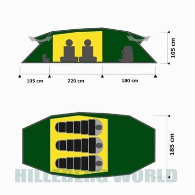 カイタム 3 GT グリーン / KAITUM 3 GT Green / 4シーズン - 3人用 | - ヒルバーグ|HILLEBERGのテント・タープ通販【ヒルバーグワールド】