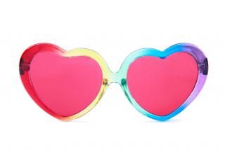 HAPPY HOURHeart Ons | Rainbow