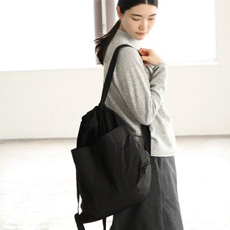 formuniformDrawstring Backpack / ブラック