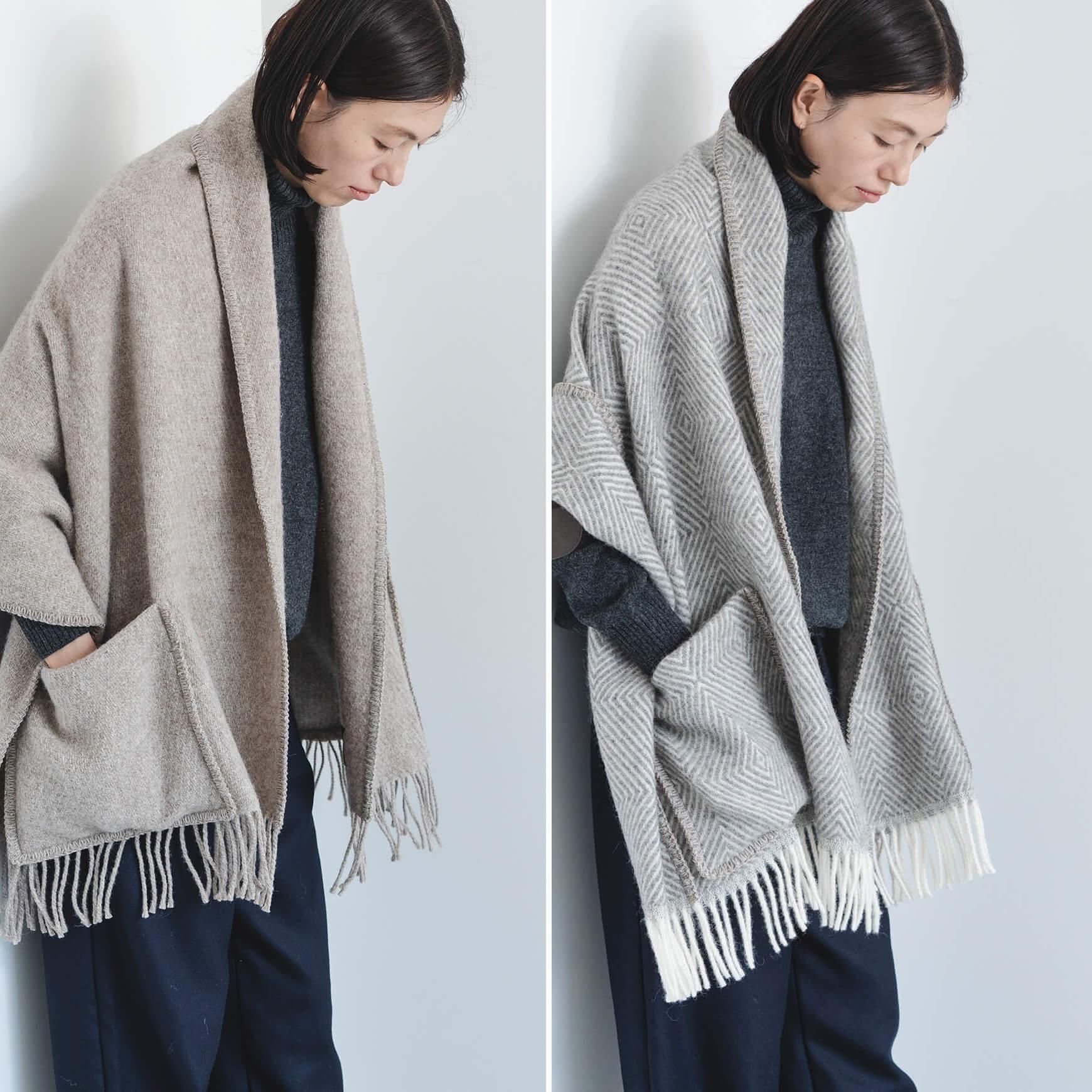 CLASKAʥ饹ˡפUNI pocket shawl