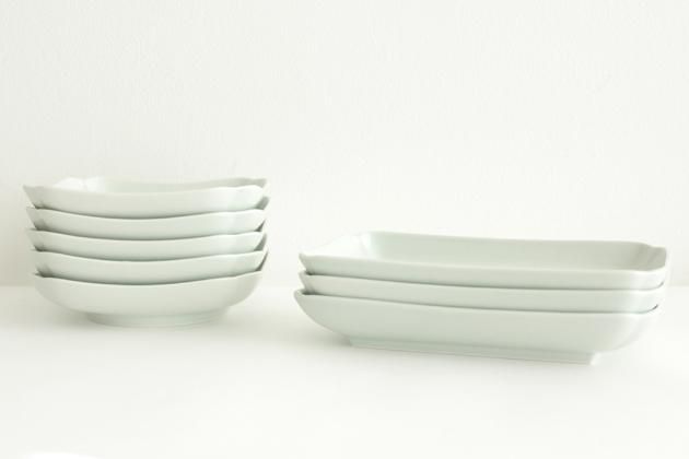 東屋　木瓜角皿 長角　正角　各2枚 東屋｜木瓜角皿 長角 - テーブルウェア - 皿・プレート - 女性