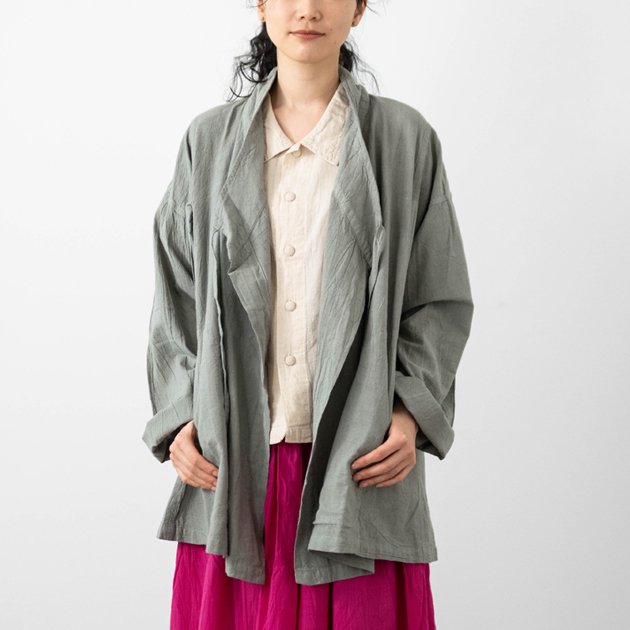 ヂェン先生の日常着｜コート 薄手 ライトグレー - ファッション - アウター・羽織り物 - 女性ファッション通販の  CLASKA（クラスカ）ONLINE SHOP