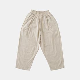 ヂェン先生の日常着｜クロップドパンツ ブラック - ファッション