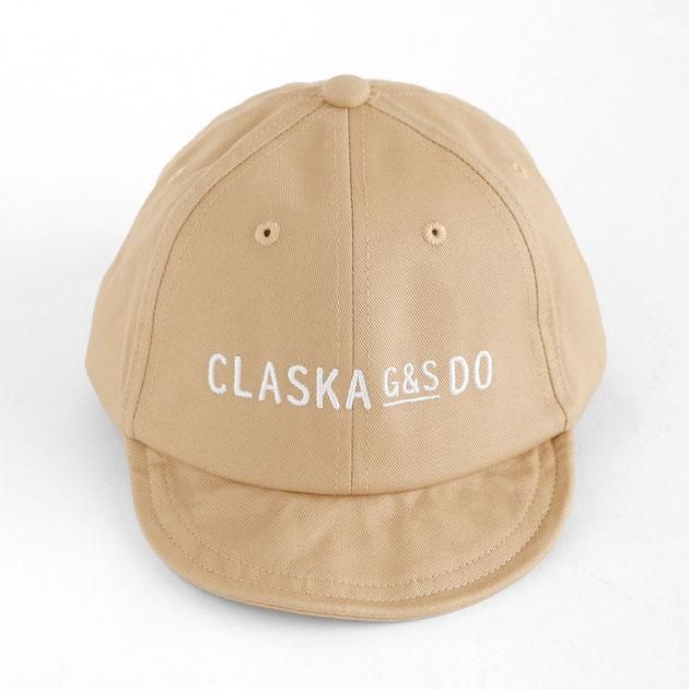 CLASKA(クラスカ)のキッズ用キャップ(ベージュ)