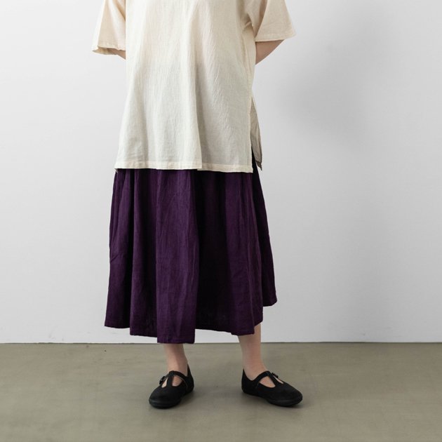 ヂェン先生の日常着｜厚地ロングスカート パープル - ファッション - スカート - 女性ファッション通販の CLASKA（クラスカ）ONLINE  SHOP