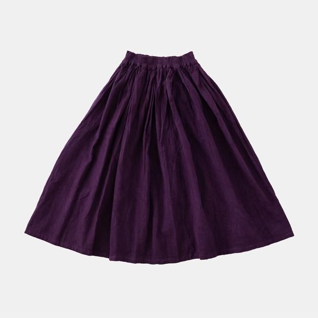 ヂェン先生の日常着|厚地ロングスカート パープル ヂェン先生の日常着|厚地ロングスカート パープル