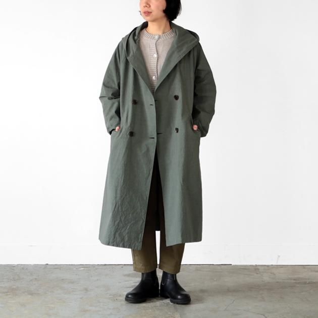 Hau ハウ Coat Canvas ss サックスグレー ファッション アウター 羽織り物 女性ファッション通販の Claska クラスカ Online Shop Hau ハウ Coat Canvas ss サックスグレー ファッション アウター 羽織り物 女性ファッション通販の Claska クラスカ Online Shop