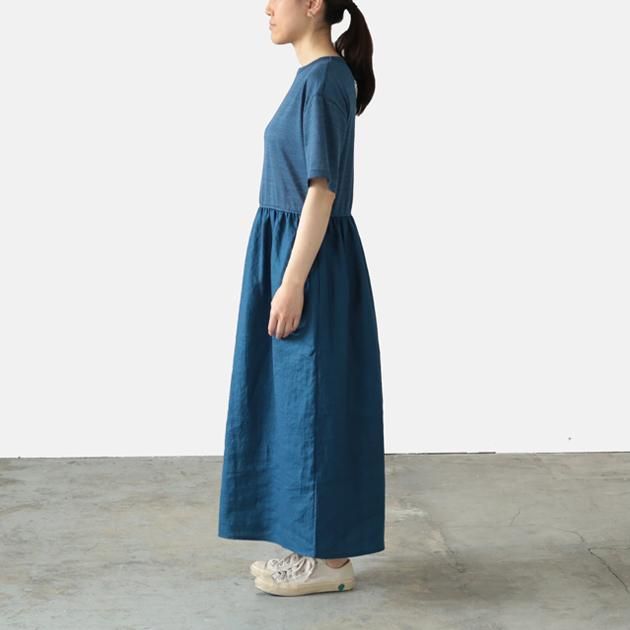 Claska クラスカ リネン100コンビワンピース インディゴ ファッション ワンピース 女性ファッション通販の Claska クラスカ Online Shop Claska クラスカ リネン100コンビワンピース インディゴ ファッション ワンピース 女性ファッション通販の Claska クラスカ Online Shop