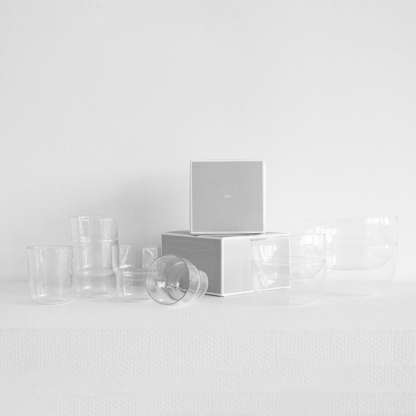 「TG glass(ティージーグラス)」の耐熱ガラスのコップ250ml