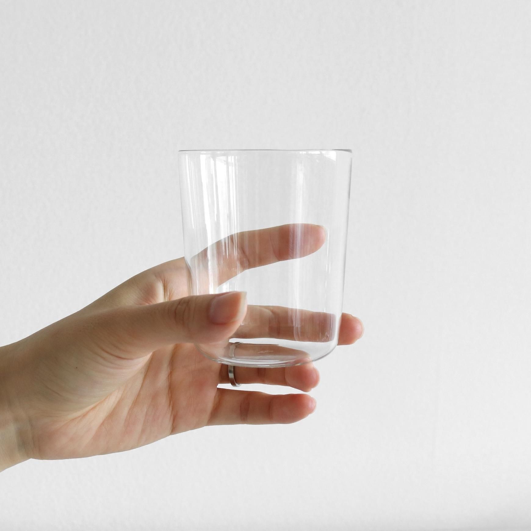 「TG glass(ティージーグラス)」の耐熱ガラスのコップ230ml