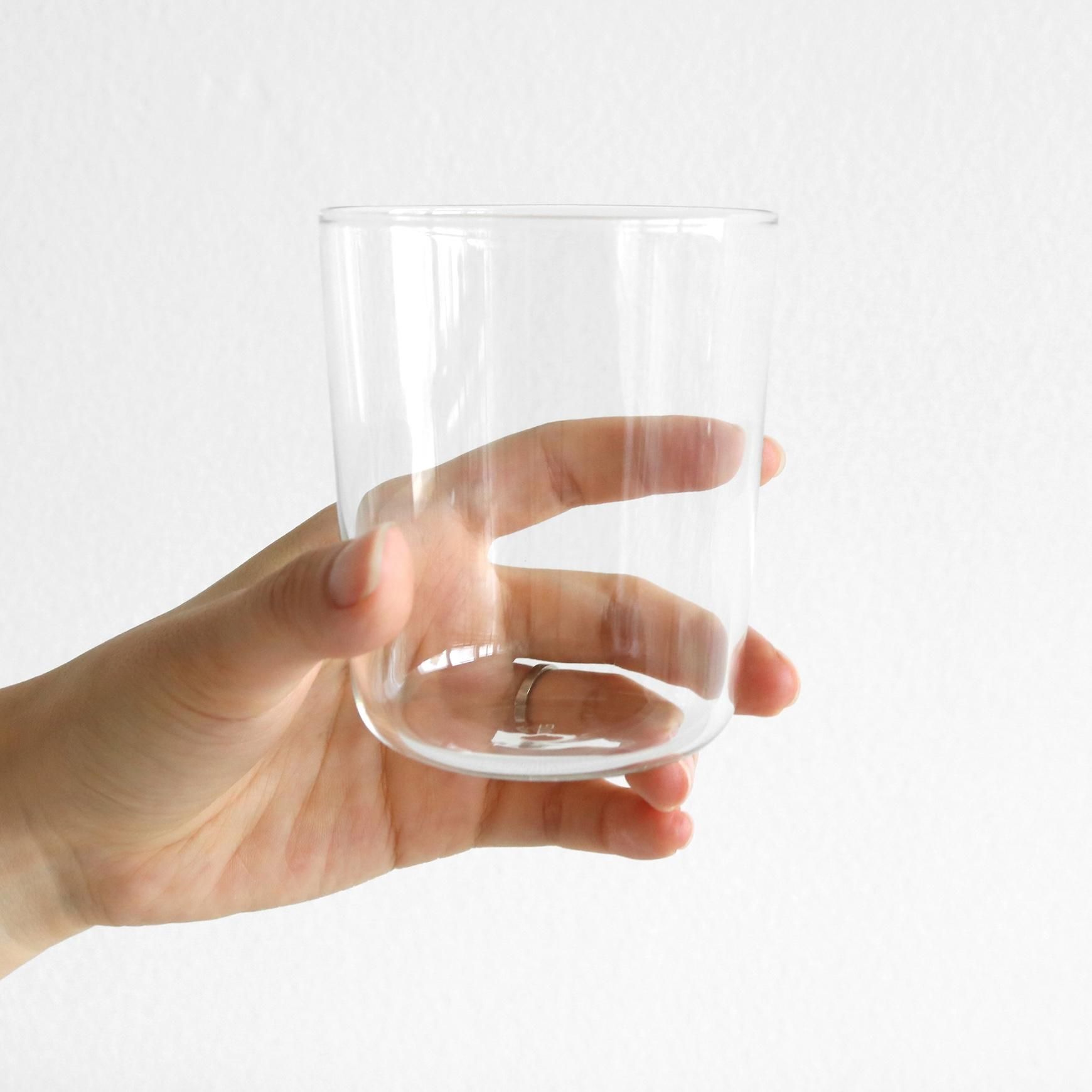 「TG glass(ティージーグラス)」の耐熱ガラスのコップ320ml