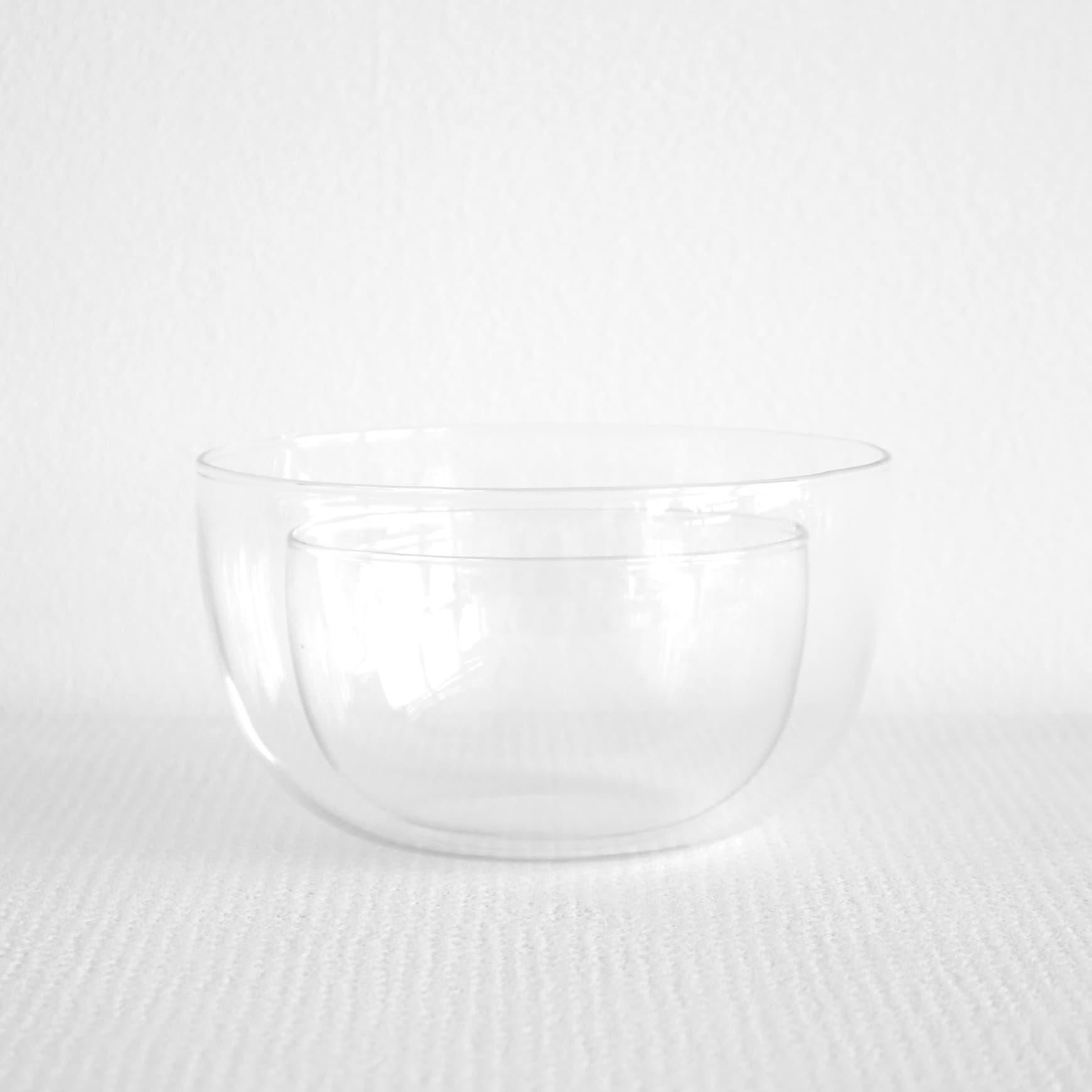 「TG glass(ティージーグラス)」の耐熱ガラスのサラダ&フルーツボウル