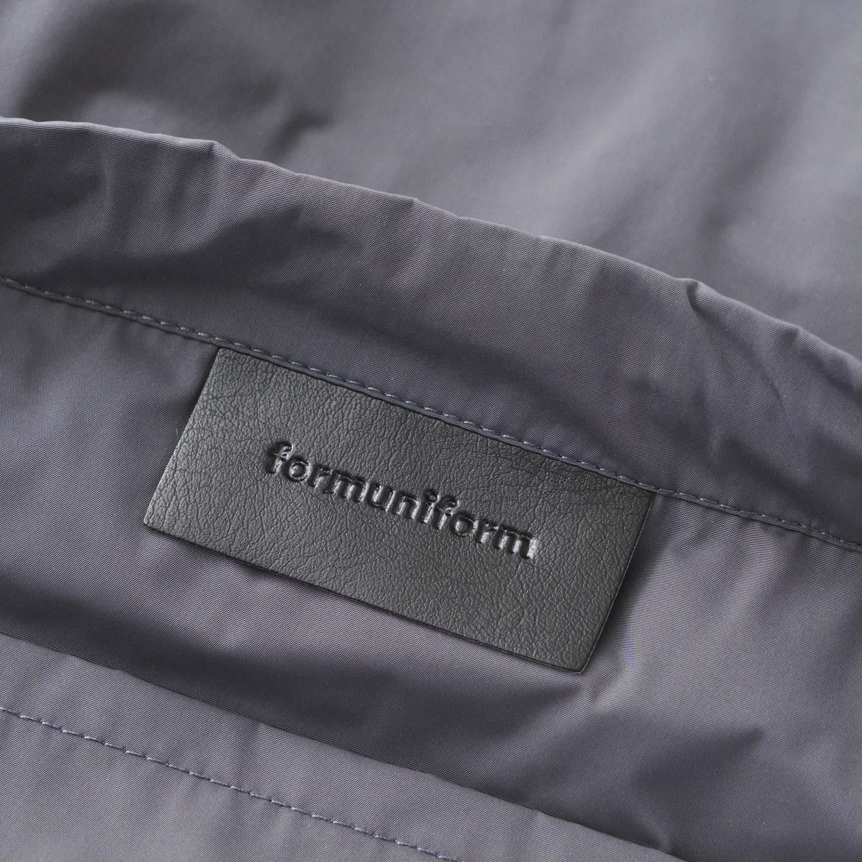 formuniform の Drawstring bag with strap / グレー