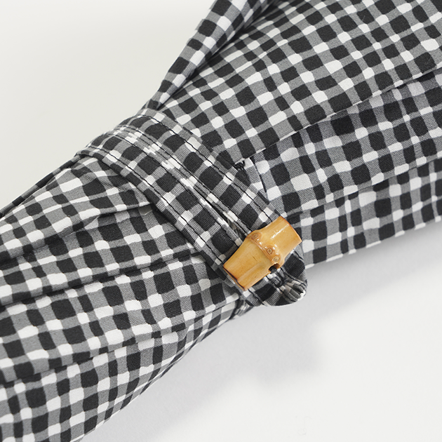 Bon Bon Store(ボンボンストア)|ドローイングチェック晴雨兼用長傘バンブーハンドル - ファッション - アクセサリー -  女性ファッション通販の CLASKA(クラスカ)ONLINE SHOP