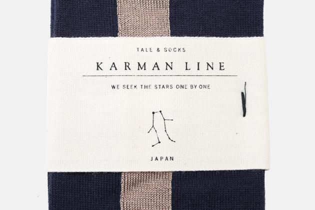 「KARMAN LINE(カーマンライン)」のGEMINI(双子座)Iライン配色の靴下