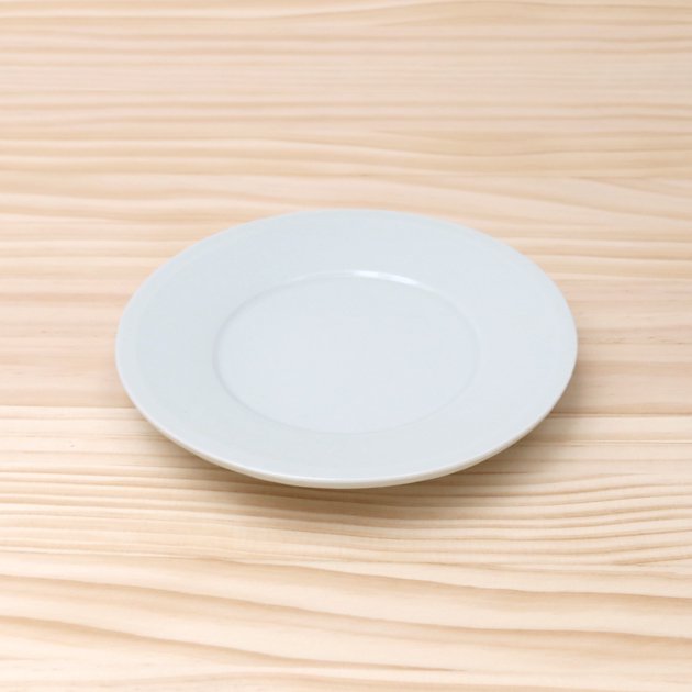 九谷青窯の白磁 5.5寸平皿