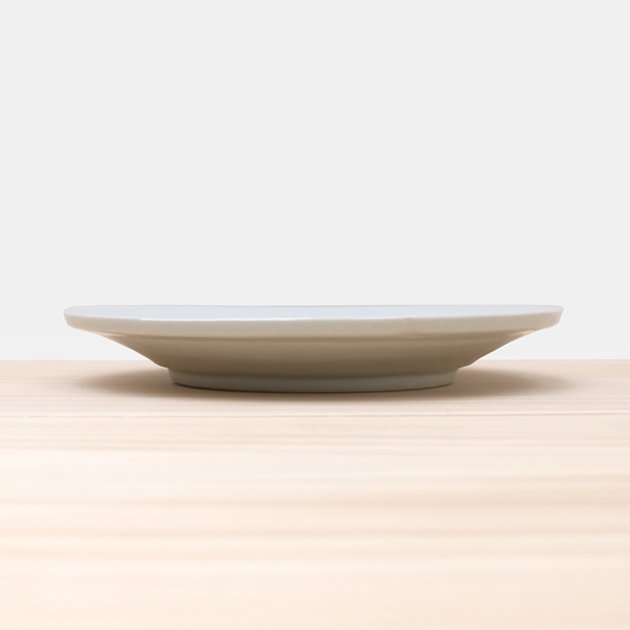 九谷青窯の白磁 7.5寸平皿