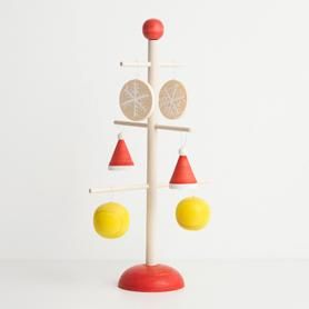 こけし工人 鎌田孝志さんのクリスマスツリー