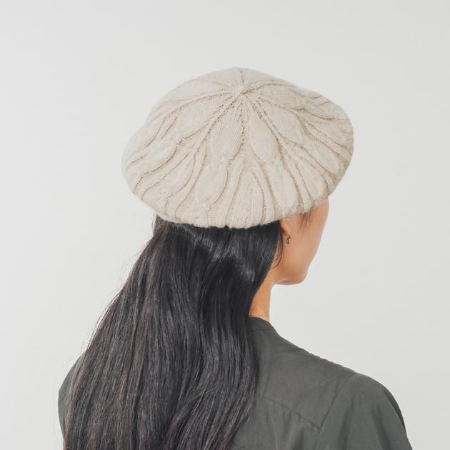 Claska クラスカ Cable Knit Cap クリーム ファッション 帽子 女性ファッション通販の Claska クラスカ Online Shop Claska クラスカ Cable Knit Cap クリーム ファッション 帽子 女性ファッション通販の Claska クラスカ Online Shop
