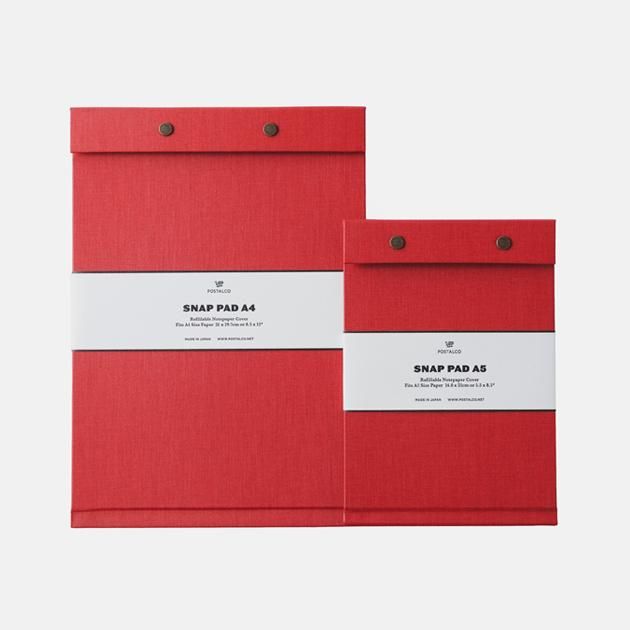 POSTALCO（ポスタルコ）｜スナップパッドA4 / レッド - インテリア