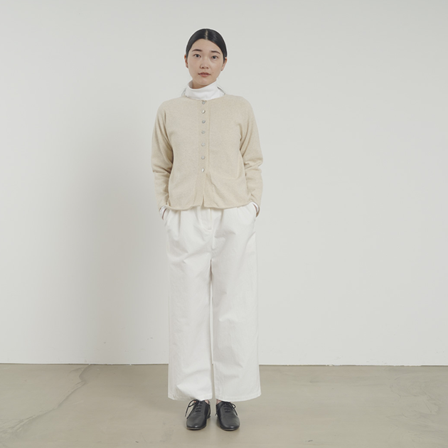 CLASKA(クラスカ)のコットンウールカシミヤ カーディガン