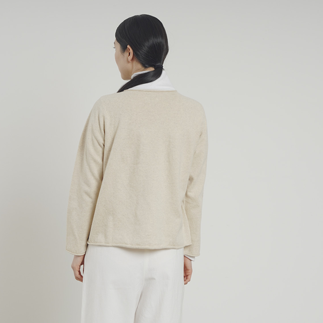 CLASKA(クラスカ)のコットンウールカシミヤ カーディガン
