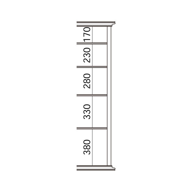 「CLASKA(クラスカ)」の「Sandwich book shelf」
