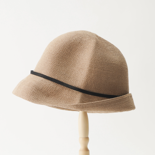 mature ha.（マチュアーハ）｜MPB1-01S / WP paper braid light hat short （貼箱入り）/  ミックスブラウン×ブラック - ファッション - 帽子 - 女性ファッション通販の CLASKA（クラスカ）ONLINE SHOP