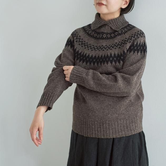 「CLASKA(クラスカ)」発のアパレルブランド「HAU(ハウ)」のknit tops ”nordic”