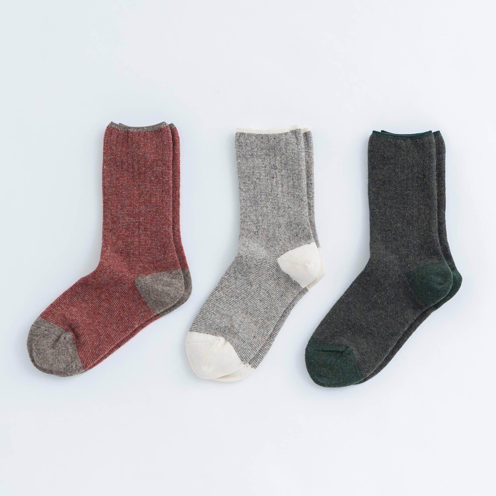 KARMAN LINE（カーマンライン）｜TAURUS 細ボーダーリブソックス