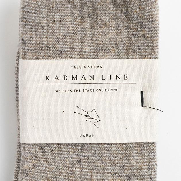 「KARMAN LINE(カーマンライン)」のTAURUS (牡牛座)細ボーダーリブソックス細ボーダーリブソックス