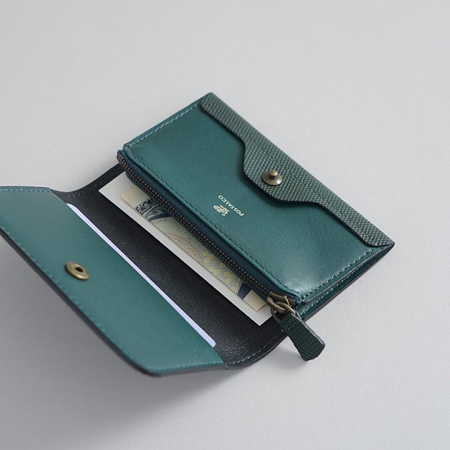 POSTALCO（ポスタルコ）｜Crossgrain Leather Mini Wallet - バッグ - 財布 - 女性ファッション通販の  CLASKA（クラスカ）ONLINE SHOP