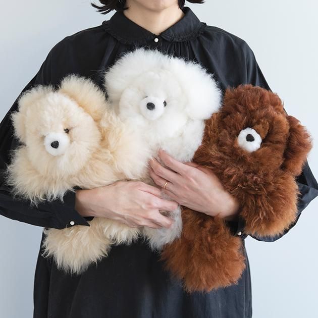 「CLASKA(クラスカ)」のアルパカ ベージュ熊