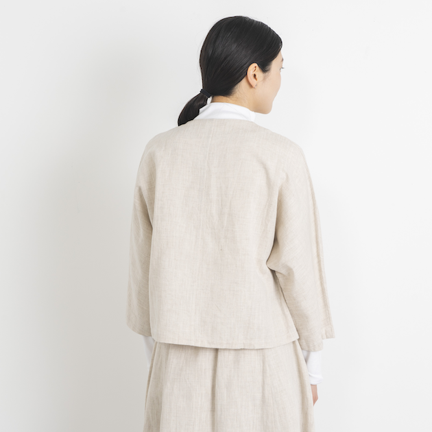 「CLASKA(クラスカ)」のコットンリネンスラブのジャケット