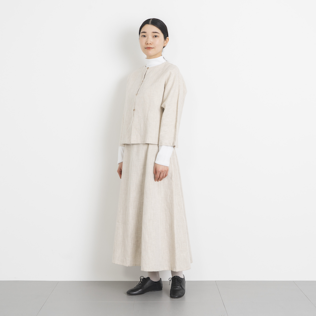 「CLASKA(クラスカ)」のコットンリネンスラブのジャケット