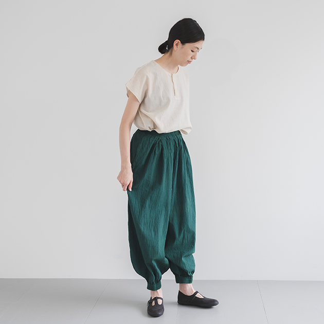 ヂェン先生の日常着|バルーンパンツ / グリーン - ファッション - パンツ・レギンス - 女性ファッション通販の CLASKA(クラスカ)ONLINE SHOP ヂェン先生の日常着|バルーンパンツ / グリーン - ファッション - パンツ・レギンス - 女性ファッション通販の CLASKA(クラスカ)ONLINE SHOP
