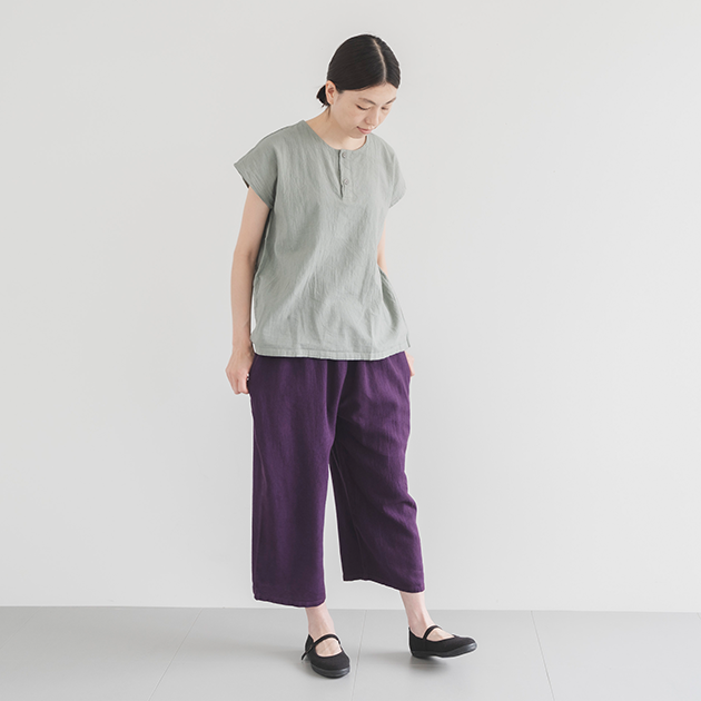 ヂェン先生の日常着|ワイドパンツ / パープル- ファッション - パンツ・レギンス - 女性ファッション通販の CLASKA(クラスカ)ONLINE SHOP ヂェン先生の日常着|ワイドパンツ / パープル- ファッション - パンツ・レギンス - 女性ファッション通販の CLASKA(クラスカ)ONLINE SHOP