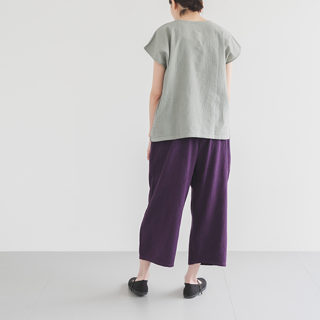 【お気にいる】 ヂェン先生の日常着｜ワイドパンツ / パープル- ファッション パンツ